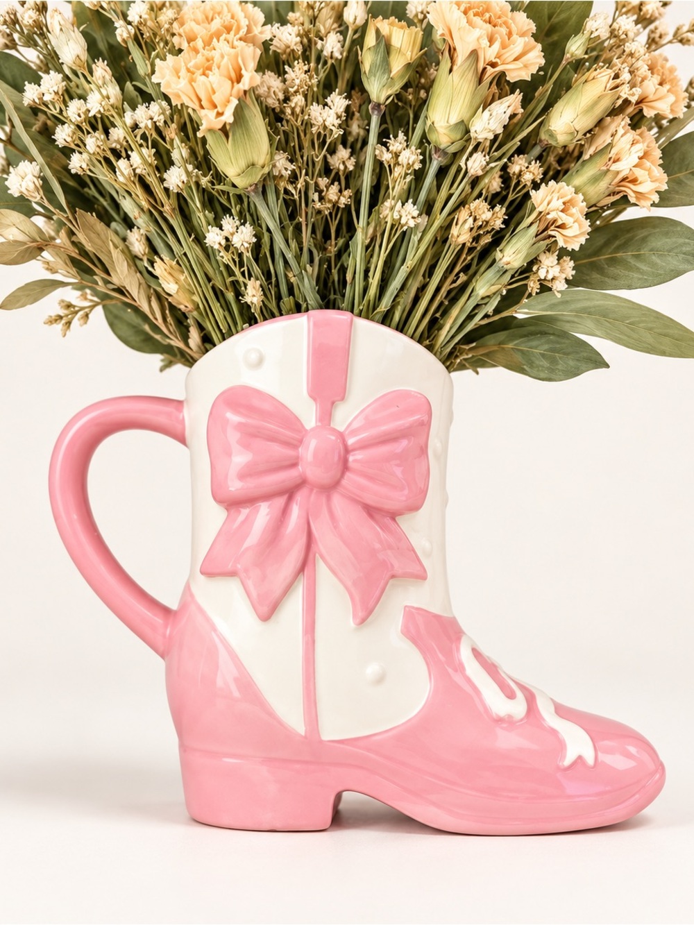 Cowgirl Boot Planter Mug